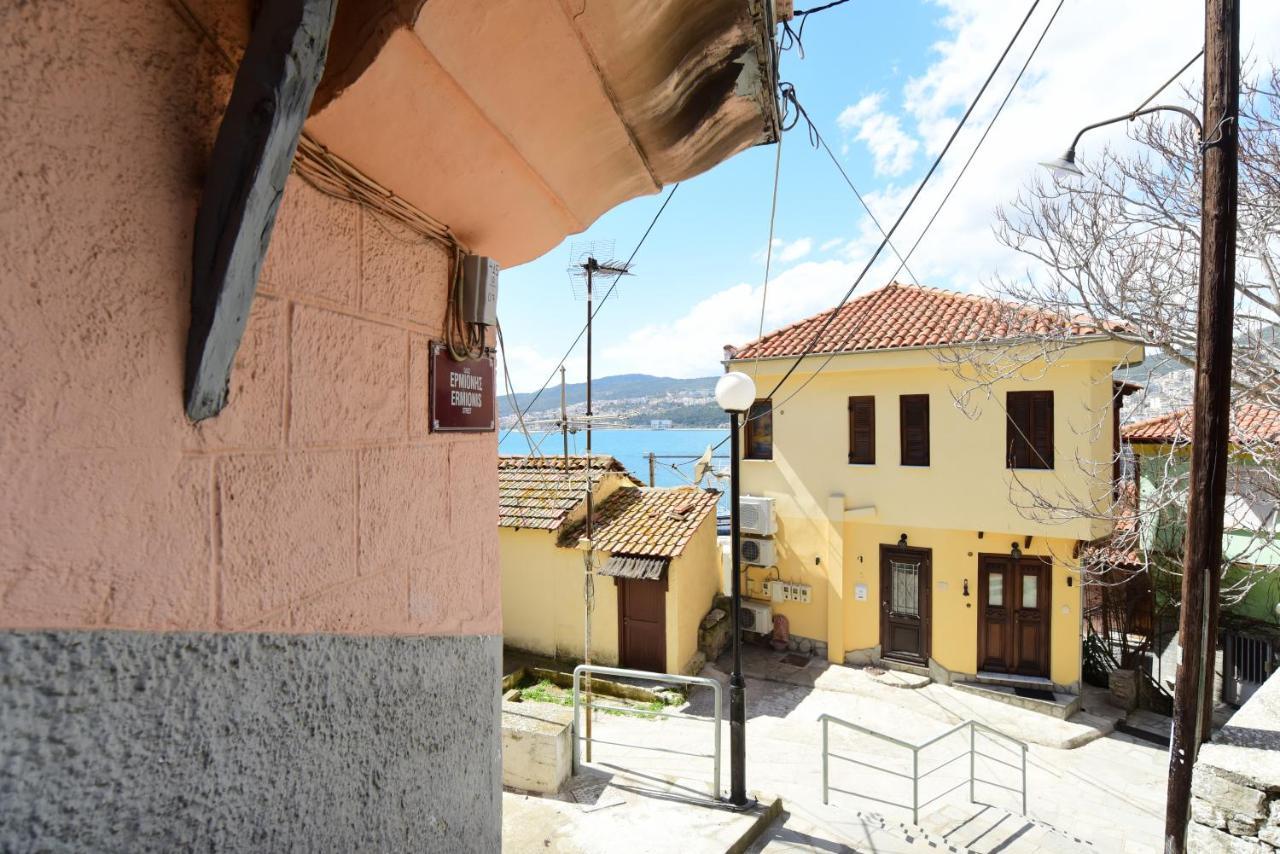 Apartamento Golden Sea View - Old Town Kavala Exterior foto